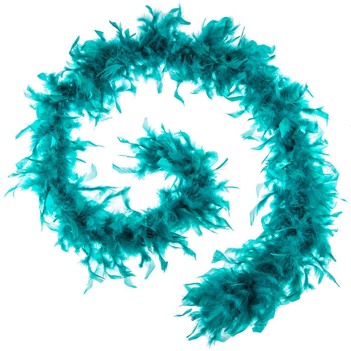 Dark Aqua Chandelle Feather Boa Hobby Lobby 265025
